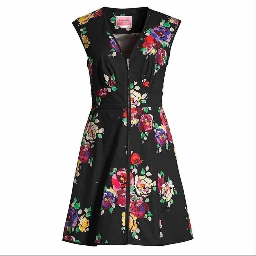 Kate Spade Rare Roses Poplin Dress